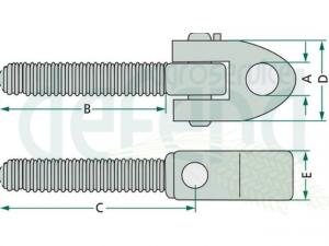ARTICULATIE TIRANT 108/65/37